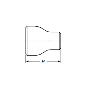 Pengurangan Konsentrik Kimpalan Punggung